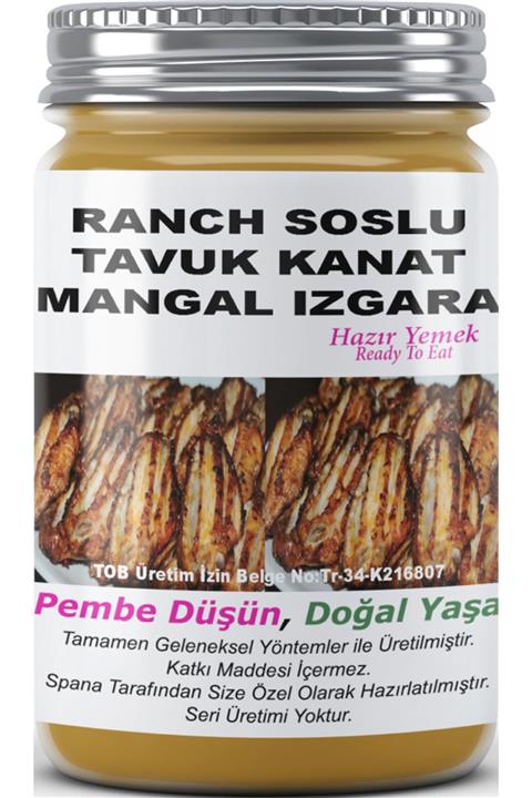 SPANA Ranch Soslu Tavuk Kanat Mangal Izgara Ev Yapımı Katkısız 330 gr