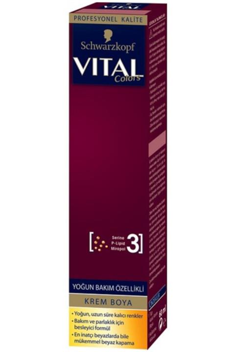 SCHWARZKOPF VITAL Vıtal Colors Tüp Boya 7-1 Küllü Kumral