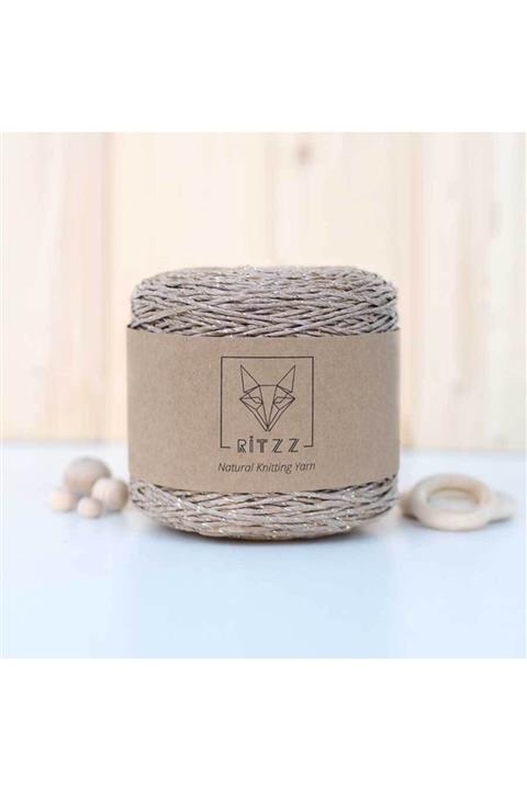 Ritzz Kağıt Ip // 117 // Kraft Gold Simli