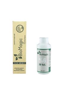 BIOMAGIC Organik Keratin Ve Argan Saç Boyası 60 Ml Yoğun Kızıl Ve Oksidan