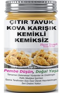 SPANA Çıtır Tavuk Kova Karışık Kemikli Kemiksiz Ev Yapımı Katkısız 330 gr