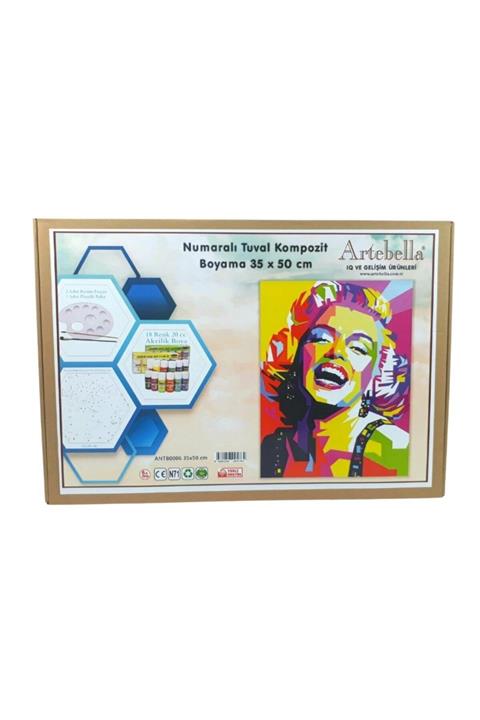 Artebella Numaralı Tuval Kompozit Boyama 35 X 50 Cm Antb0006