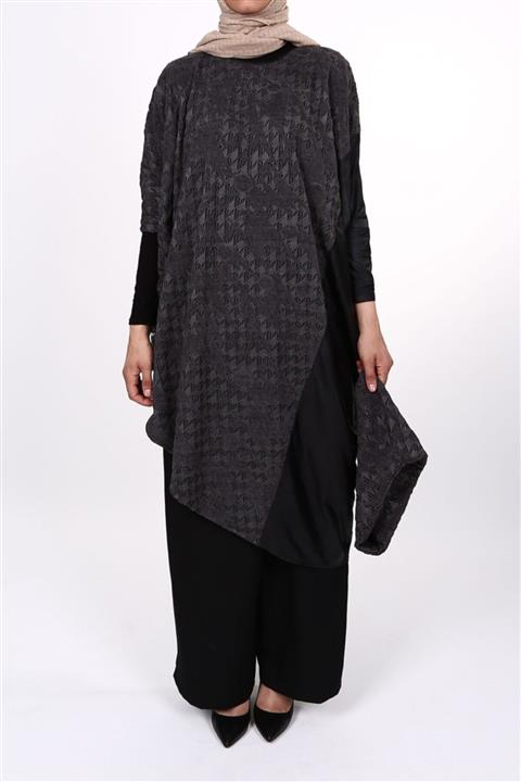 RED SHE Red'she Boyunluklu Panço - Gri