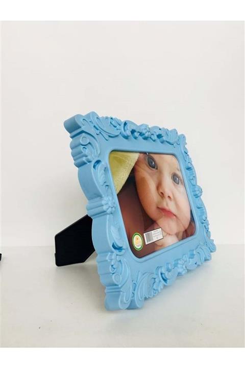 YAŞARYAPIMARKET Çerçeve Tek Renkli Daisy Renk : Mavi-beyaz