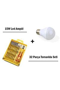 Firsat Ayi 15w Led Ampul 10 Ad + 32 Parça Tornavida Seti 1 Ad