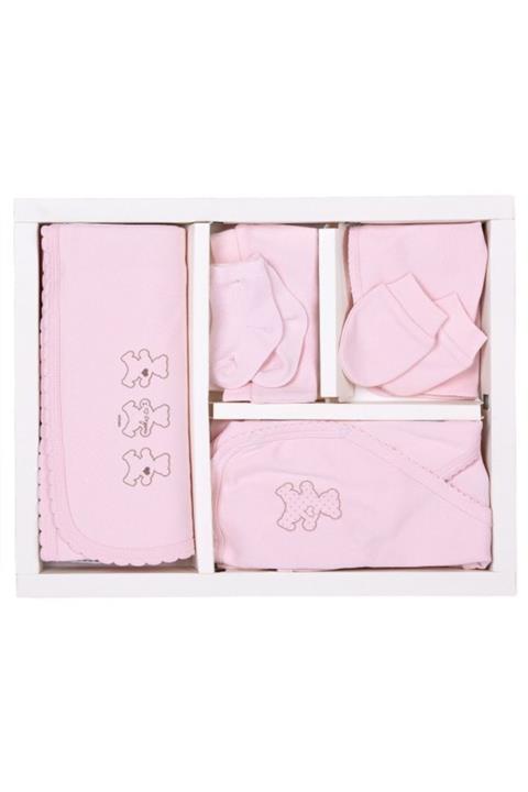 kitikate Kiti Kate Organik Pamuk 10'lu Zıbın Set Pembe