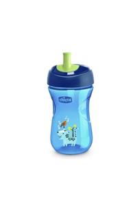 Chicco Pipetli Eğitim Bardağı 12 Ay+ Mavi Köpekli 266ml