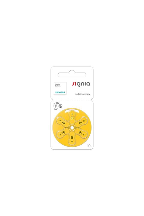 Siemens Signia 10 Numara Işitme Cihazı Pili 60'lı