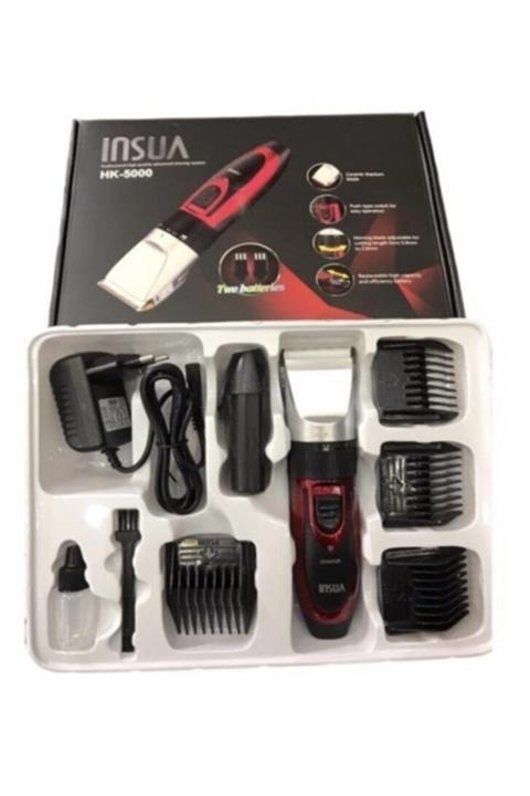 Insua Şarjlı Yedek Bataryalı Ister Saç Ister Sakal Tıraş Makinesi