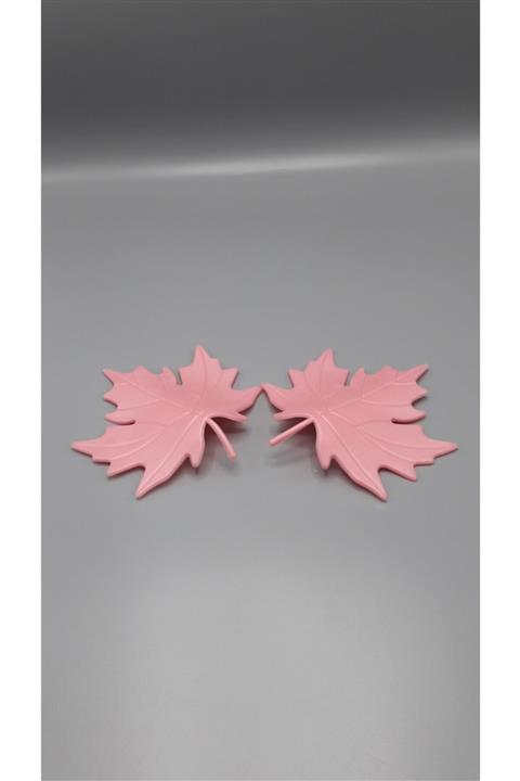 MorzaHome Kapı Altı Yaprak Stoper Parfümlü X2 Adet 13x15cm Pembe