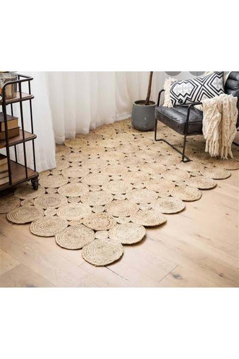 Romans Yolluk Rektan Saçörgü Jüt Ip 90x140 Cm