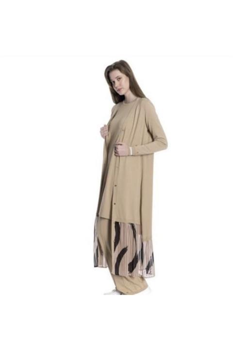 Valina Uzun Tesettür Hırka