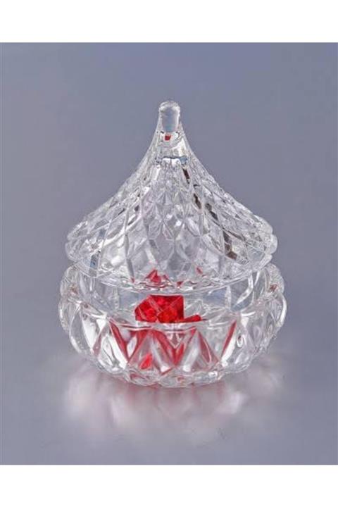 YAKUT Red Cherry Mini Lokum Servis Sunum Şekerlik