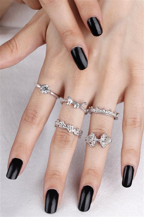 Ervalina 5'li Set Yüzük