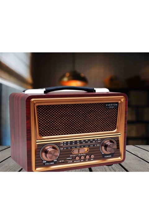 ŞifaiNur Şarjlı 1980 Model Nostaljik Radyo Bluetooth Hoparlör