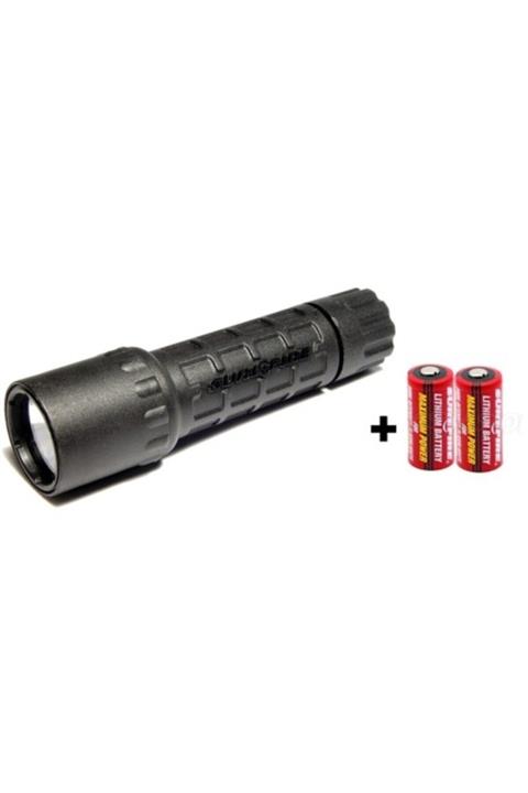 3M Surefire G2 Nitrolon Su Geçirmez Fener + 2 Adet Cr123a Pil