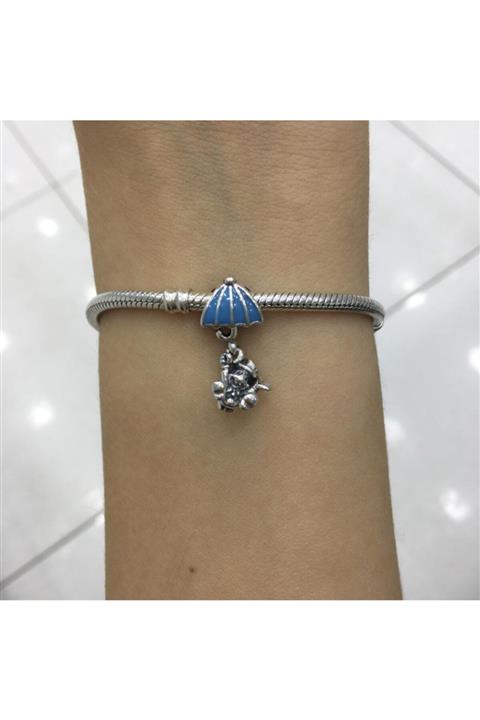 My Story Disney Pinokyo Jiminy Kriket Sallantılı Gümüş Charm