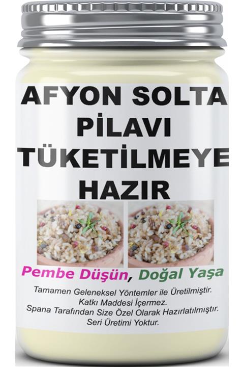SPANA Afyon Solta Pilavı Ev Yapımı Katkısız 330gr
