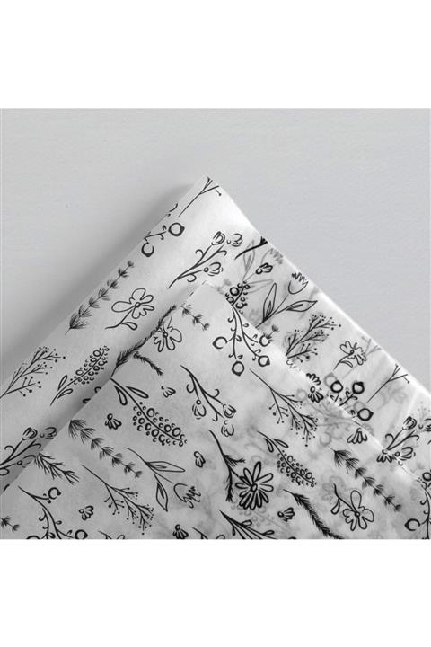 pukka pack Çiçek Bakılı Pelur Kağıt 50x75 Cm ( 50 Adet)
