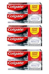 Colgate Advanced White Charcoal 75x6=450 Ml Diş Macunu 6'lı Set