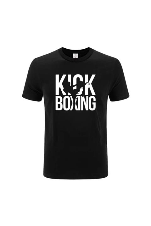 WolfKing Unisex  Siyah Kickboks Tsört