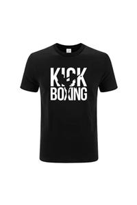 WolfKing Unisex  Siyah Kickboks Tsört