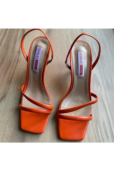 charliesshoes Turuncu Kadın Sandalet