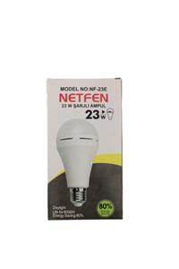 Netfen 23 Watt Şarjlı Led Ampul Enerji Tasarruflu