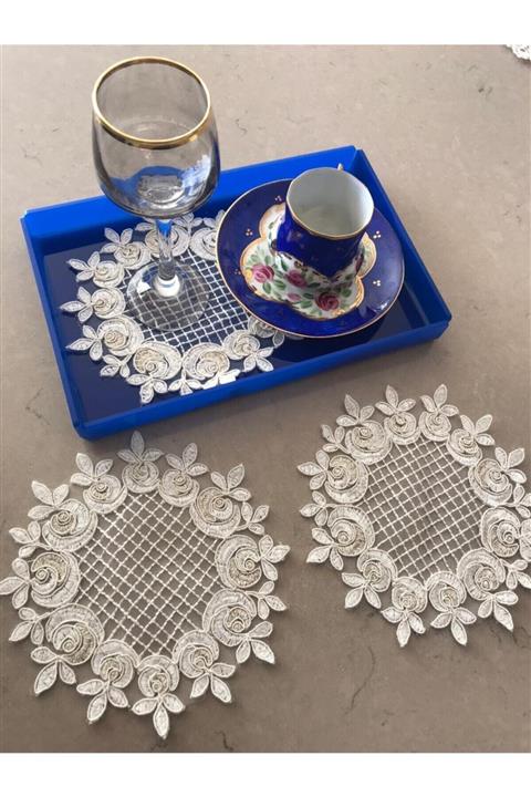 Hyatt Concept Dantel Bardak Altlığı-sunum Peçetesi