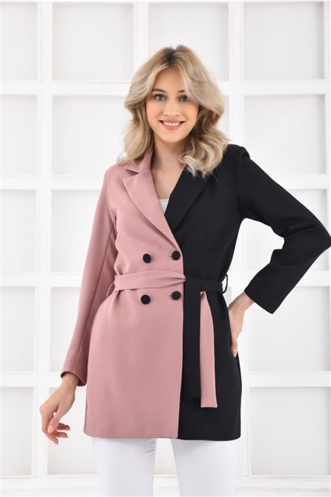 moda civinx Kadın Pembe Ceket