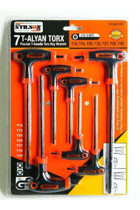 Stilson 7 Parça Torx Allen Takımı