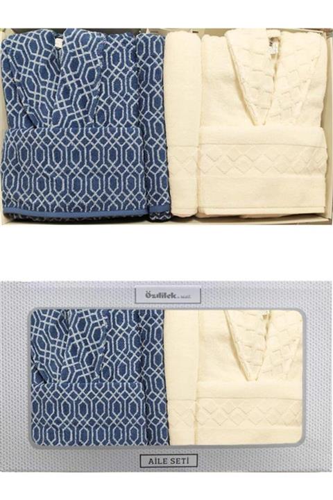 Özdilek Bornoz Takımı Aile Seti Bornoz Takımı