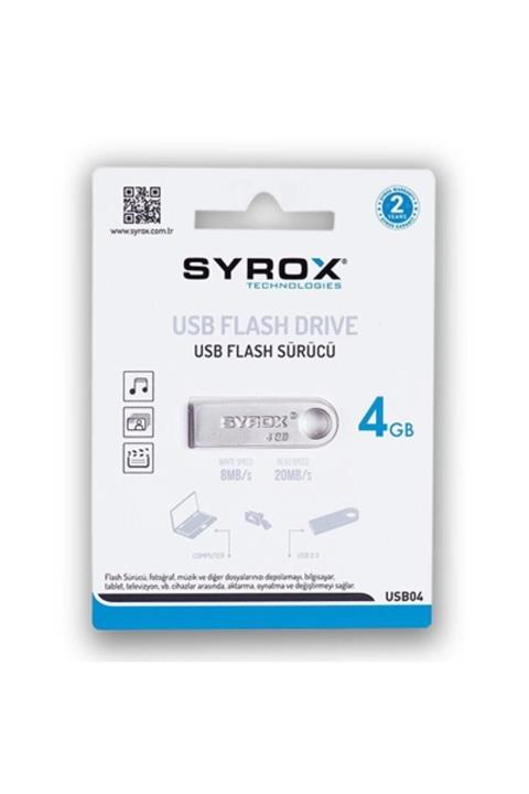 Syrox 4gb Metal Flash Bellek Kaliteli
