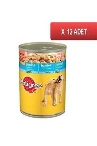 Pedigree Tavuklu Yavru Köpek Konservesi 400gr (12 Adet)