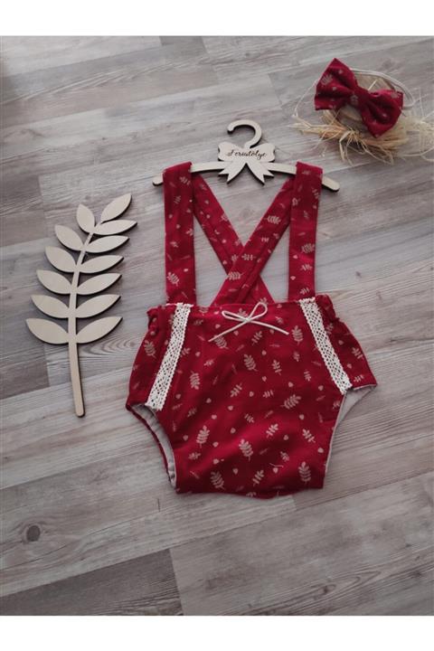 Feriatolye Kız Bebek Romper Doğum Günü Kıyafeti