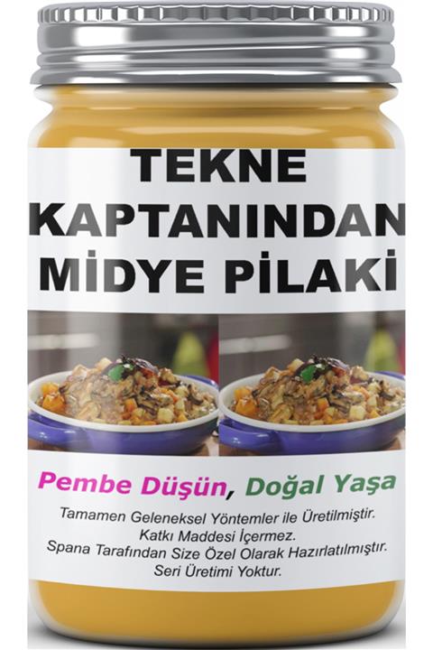 SPANA Tekne Kaptanından Midye Pilaki Ev Yapımı Katkısız 330 gr