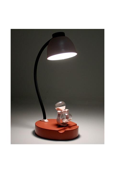 Hediye Sahibi Masa Üstü Dokunmatik Kumsaati Lamba 30*11 Cm