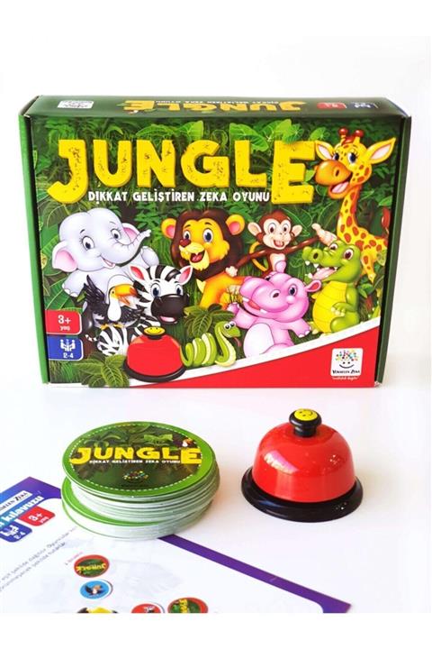 Yükselen Zeka Yayınları 3+ Yaş Jungle (Dikkat Geliştiren Zeka Oyunu)