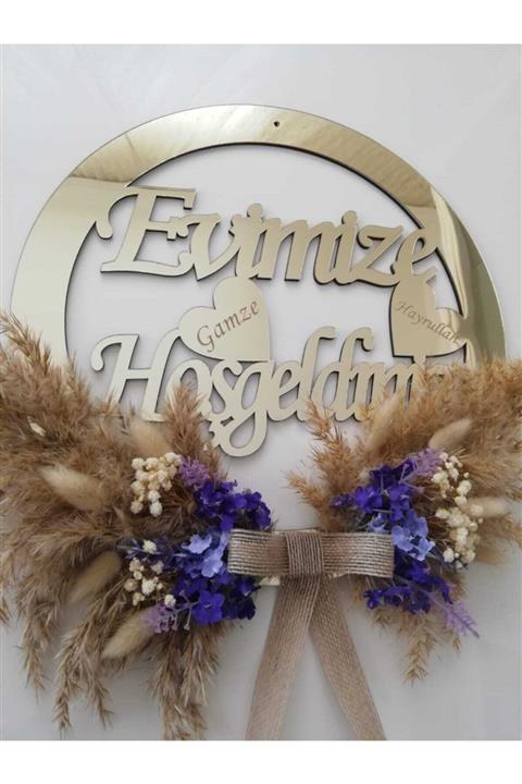 Loyansbk Pleksi Evimize Hoşgeldiniz Kapı Süsü