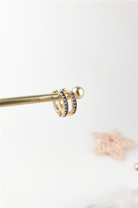 Çlk Accessories Taşlı Minik Halka Küpe B250