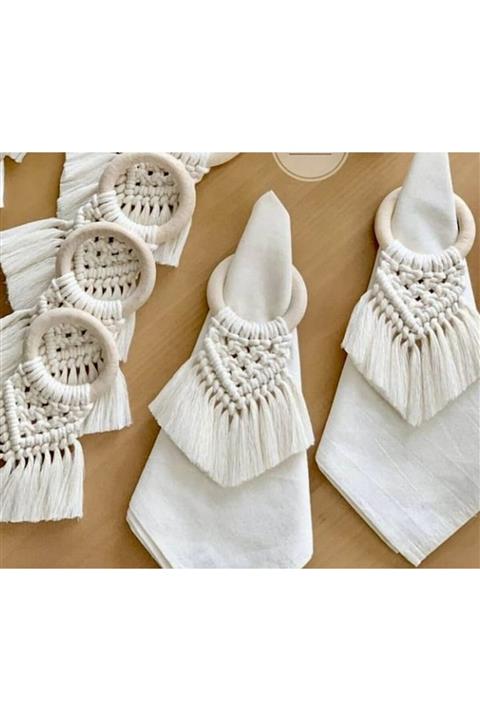 makrameatolyesi Makrome Peçete Yüzüğü ×2