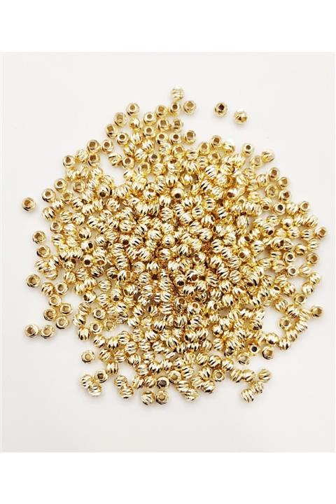 yiğit aksesuar 20 Adet Gold Dorika Boncuk 4 Mm Ara Aparatı Takı Malzemeleri