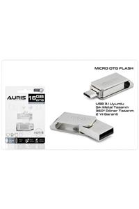 Auris 16gb Metal Usb 3.0 Micro Otg Flash Bellek