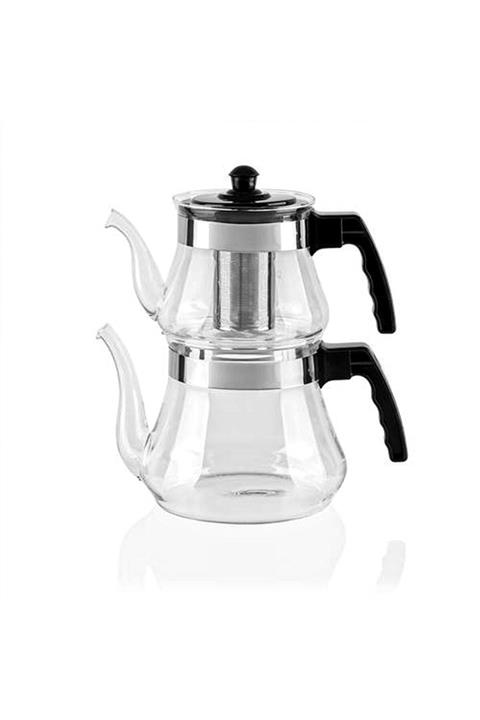 Miraç 10300 Mory Ateşe Dayanıklı Cam Çaydanlık