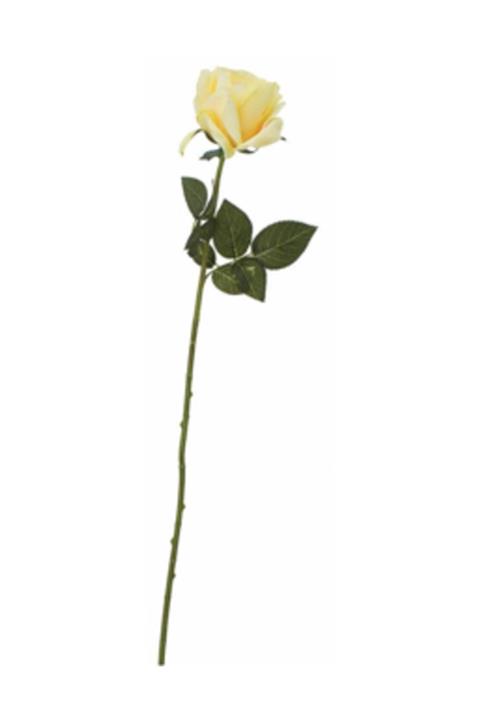 Tmall Home Design Krem Sarı Gül Yapay Çiçek 67 cm