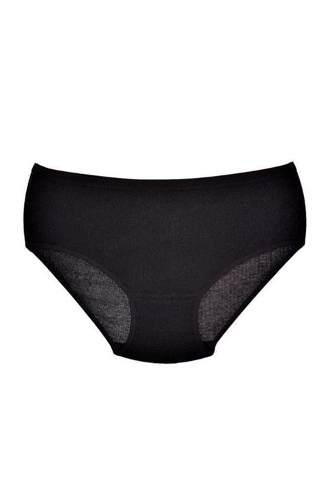 Almila Kadın  Siyah Jakar Raporlu Ribana Slip Külot 102
