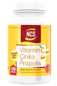 NCS Vitamin C Çinko Propolis 180 Tablet Vitamin D