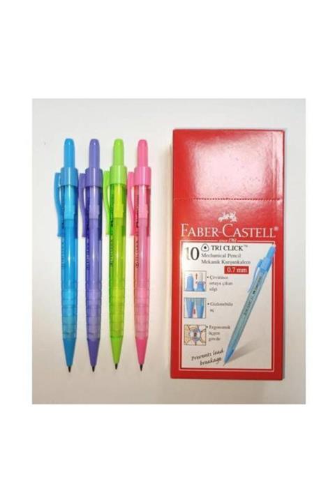 Faber Castell Tri Click Versatil Uçlu Kalem 07 10 Adet Li Paket