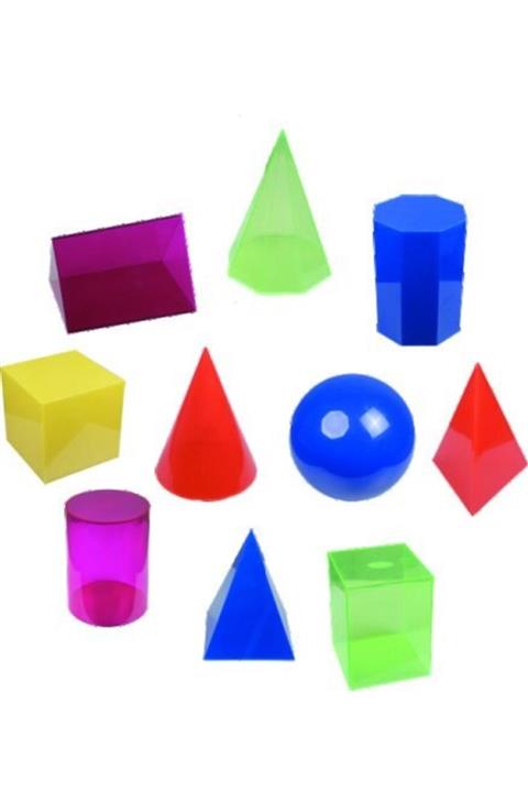 Edulab Geometrik Şekiller Takımı 10 Prç (20 Cm Büyüklük)