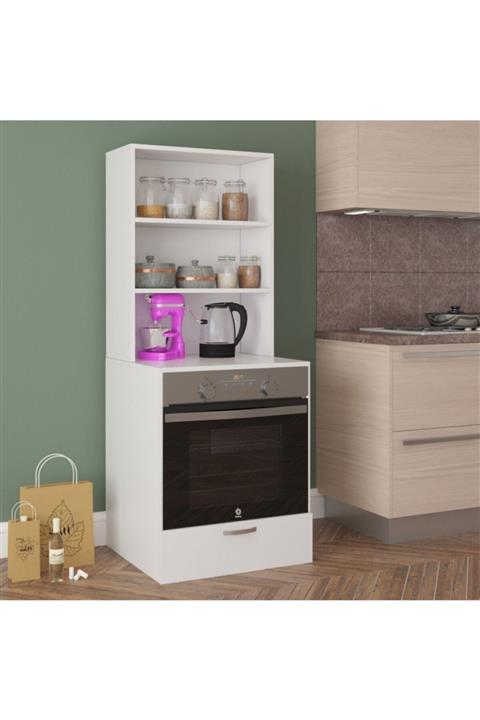 dekorstilim Ankastre Fırın Üstü Mdf Mutfak Dolabı